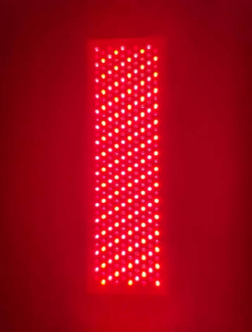 Rood led licht paneel
